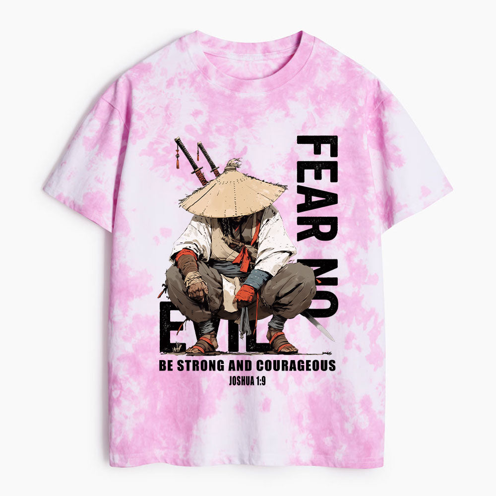 Fear No Evil Christian Heavy Cotton Tie Dye T-Shirt