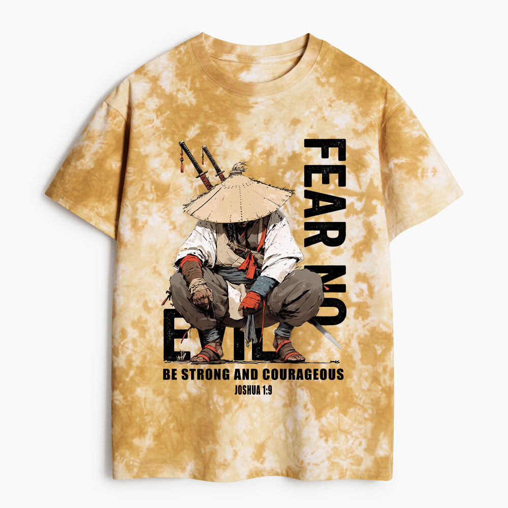 Fear No Evil Christian Heavy Cotton Tie Dye T-Shirt