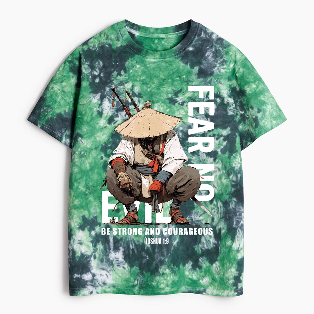 Fear No Evil Christian Heavy Cotton Tie Dye T-Shirt