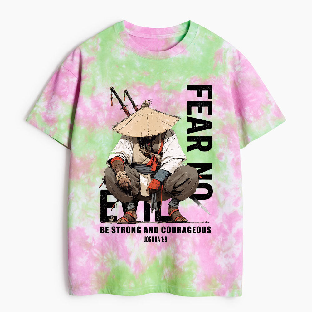 Fear No Evil Christian Heavy Cotton Tie Dye T-Shirt