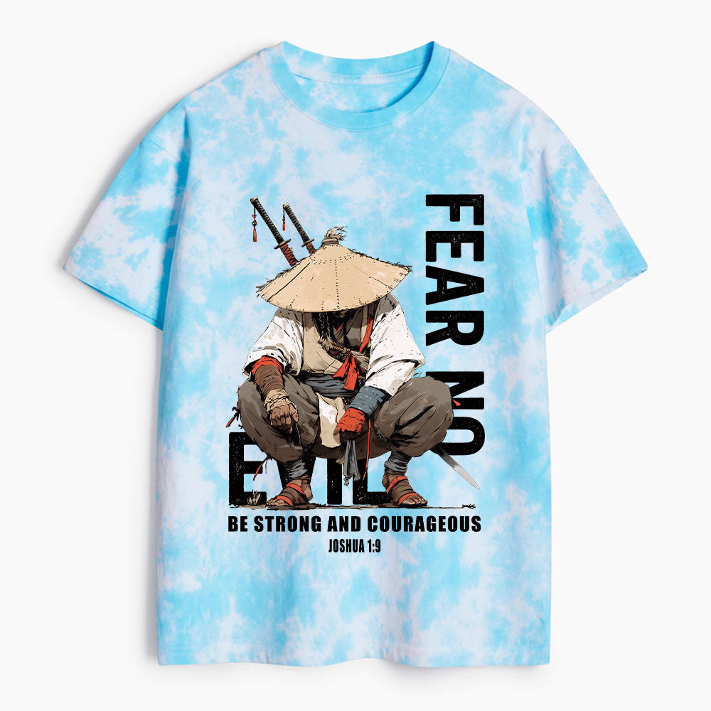 Fear No Evil Christian Heavy Cotton Tie Dye T-Shirt