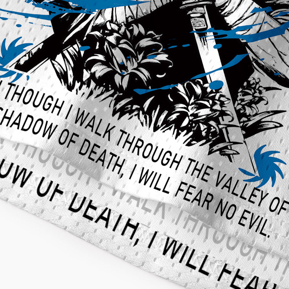 Fear No Evil Christian Mesh Jersey Tank Top