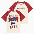 Fear No Evil Christian Raglan Sleeve T-Shirt