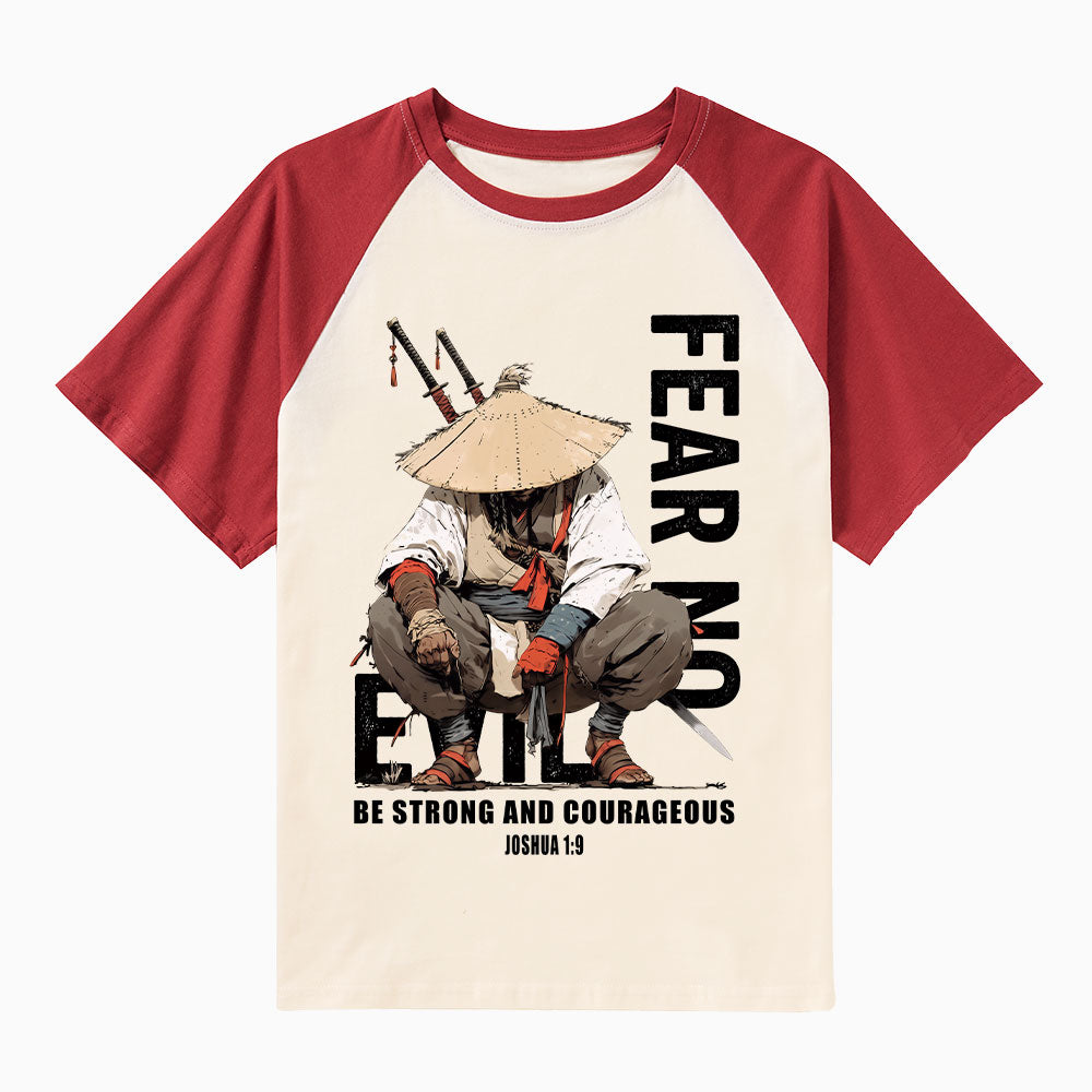 Fear No Evil Christian Raglan Sleeve T-Shirt