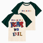 Fear No Evil Christian Raglan Sleeve T-Shirt