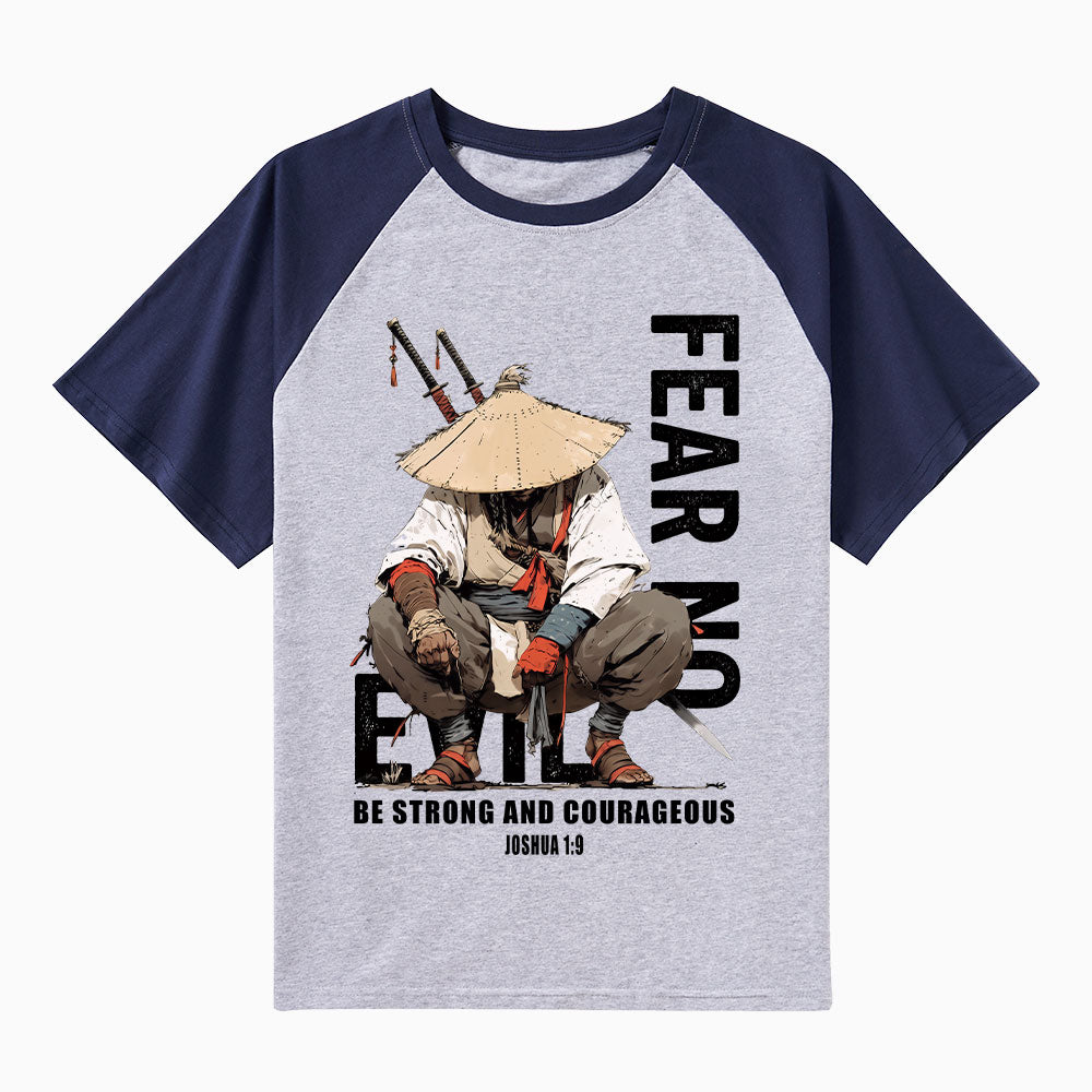 Fear No Evil Christian Raglan Sleeve T-Shirt