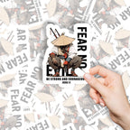Fear No Evil Christian Stickers