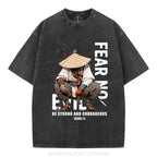 Fear No Evil Christian Washed T-Shirt