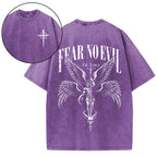Fear No Evil Christian Washed T-Shirt