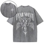 Fear No Evil Christian Washed T-Shirt