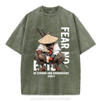 Fear No Evil Christian Washed T-Shirt