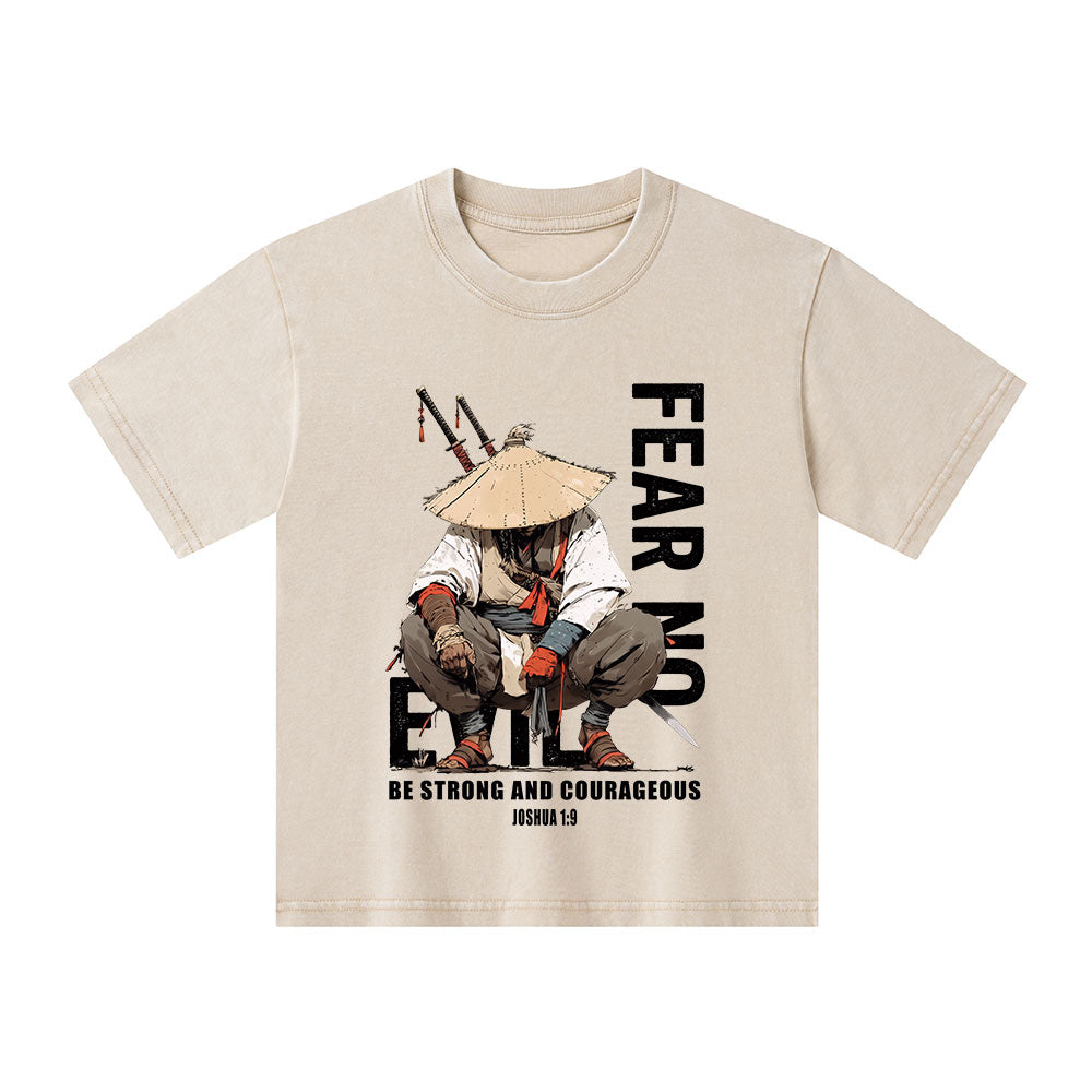 Fear No Evil Christian Washed T-Shirt