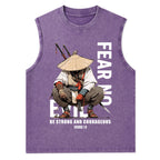 Fear No Evil Christian Washed Tank Top