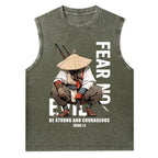 Fear No Evil Christian Washed Tank Top