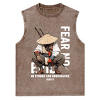 Fear No Evil Christian Washed Tank Top