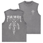 Fear No Evil Christian Washed Tank Top