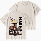 Fear No Evil Christian Washed V-Neck T-Shirt