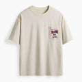 Fear No Evil Washed Unisex Pocket T-Shirt