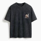 Fear No Evil Washed Unisex Pocket T-Shirt
