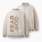 Fear God Christian Color Block Baseball Jacket