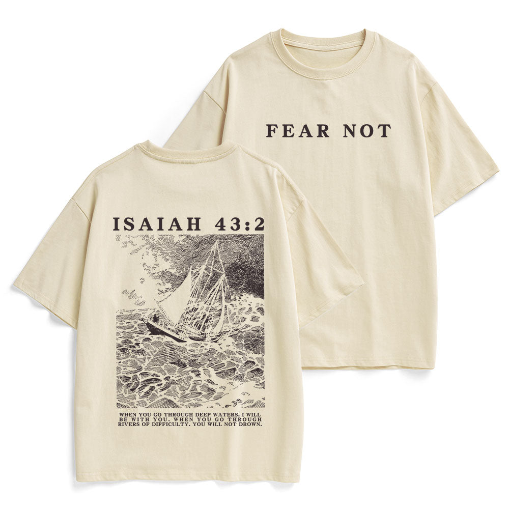 Fear Not Christian Heavy Cotton T-Shirt