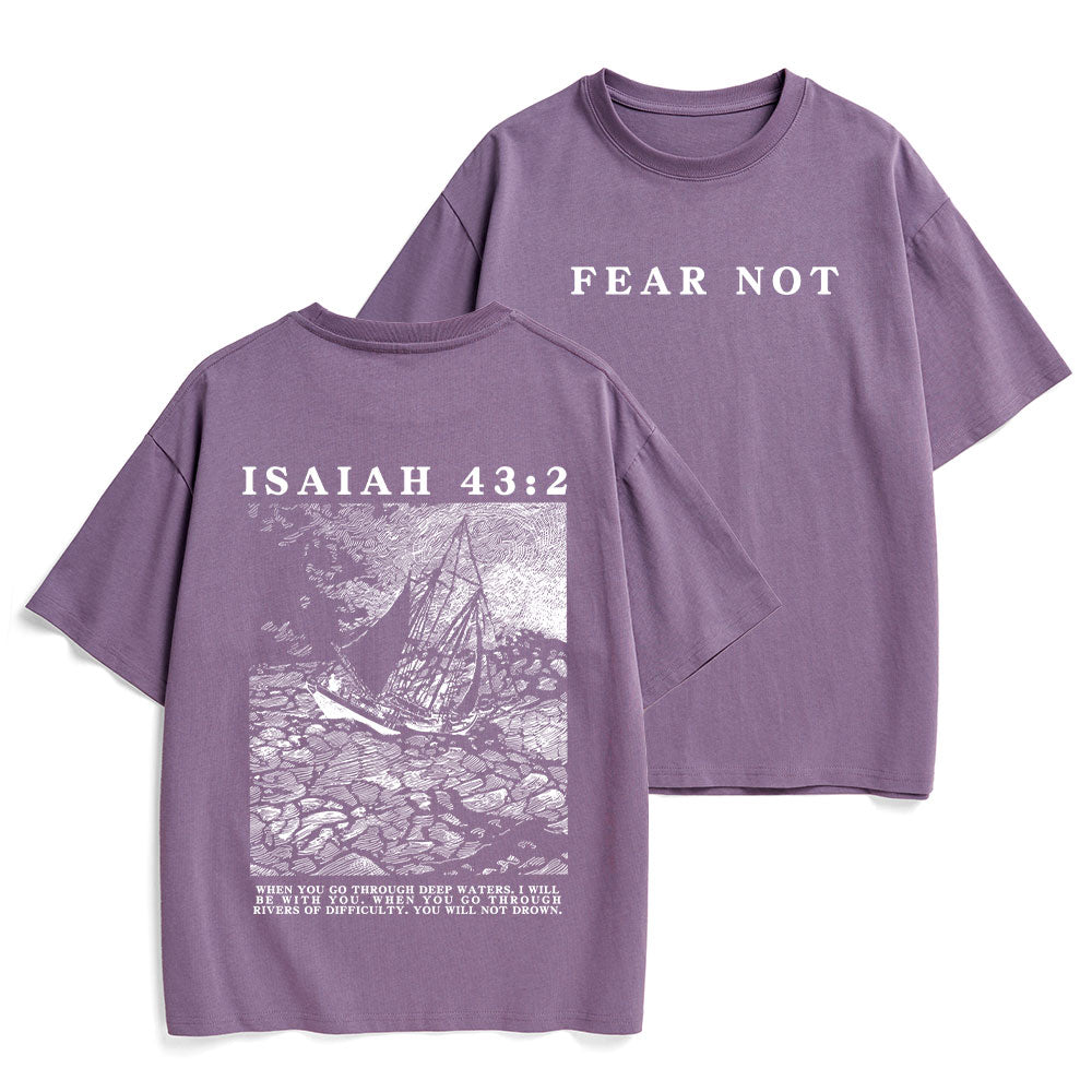 Fear Not Christian Heavy Cotton T-Shirt