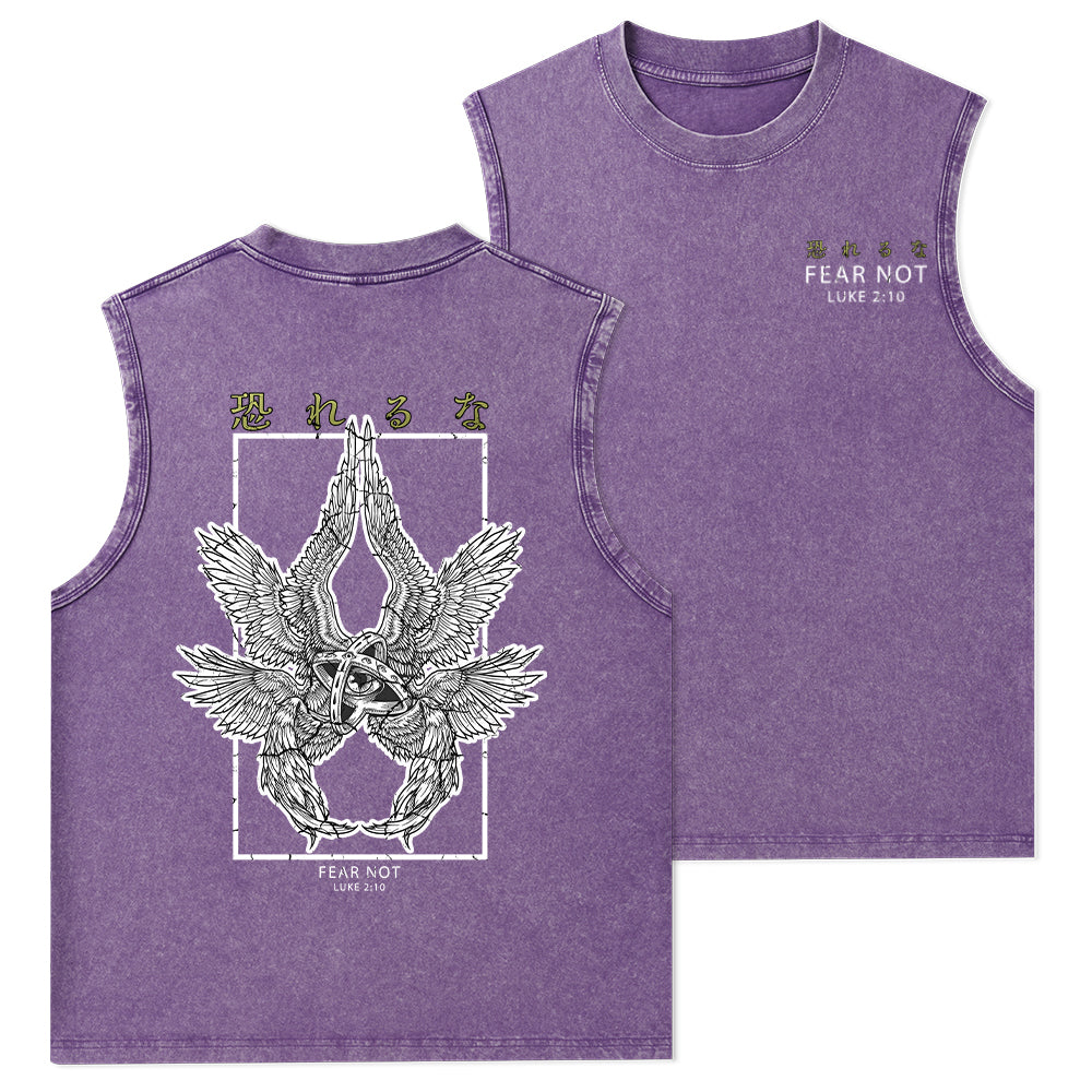 Fear Not Christian Washed Tank Top