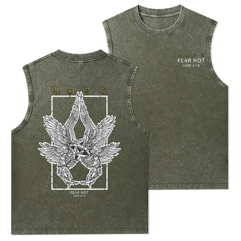 Fear Not Christian Washed Tank Top