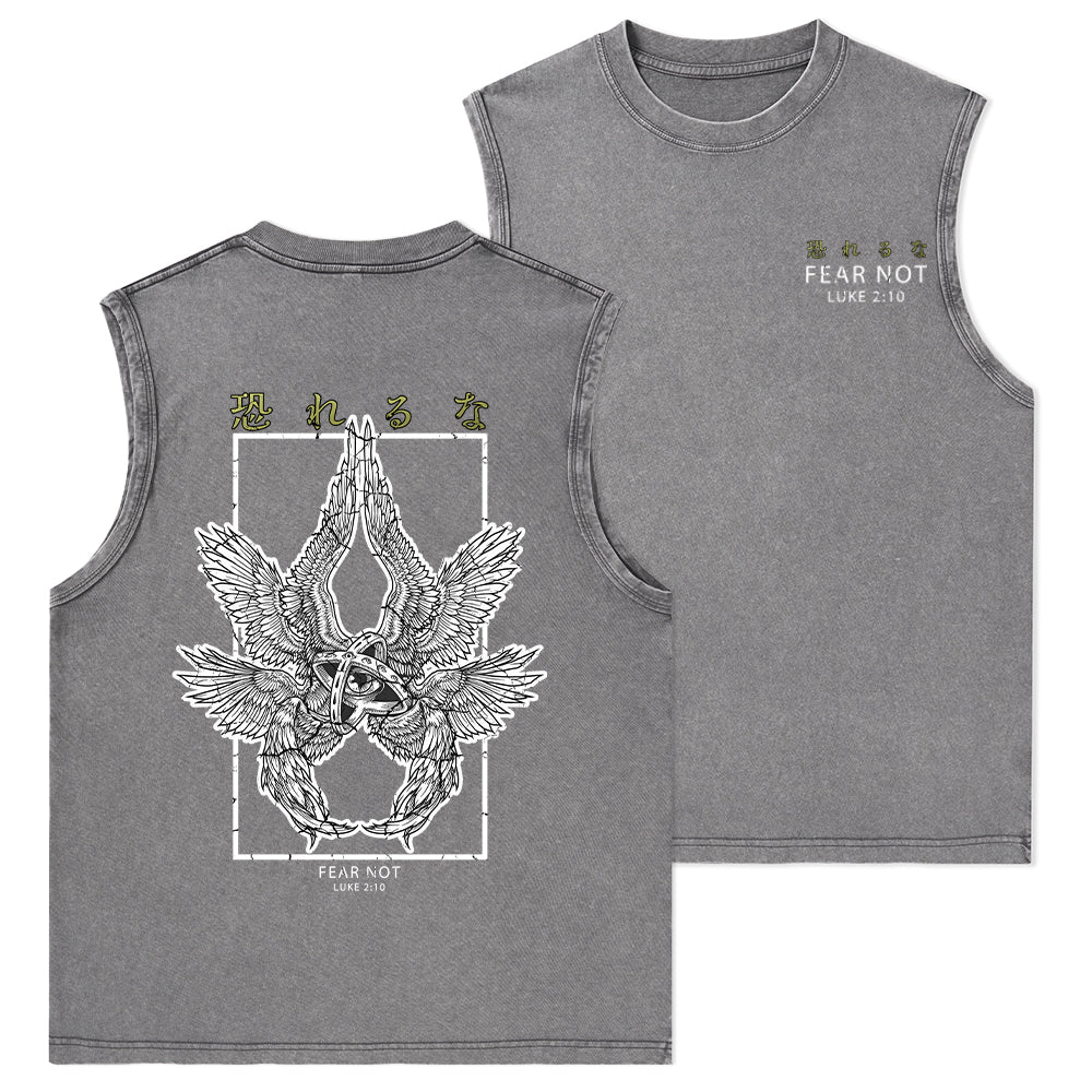 Fear Not Christian Washed Tank Top
