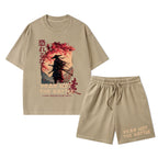 Fear Not The Battle Christian Washed T-Shirt & Shorts