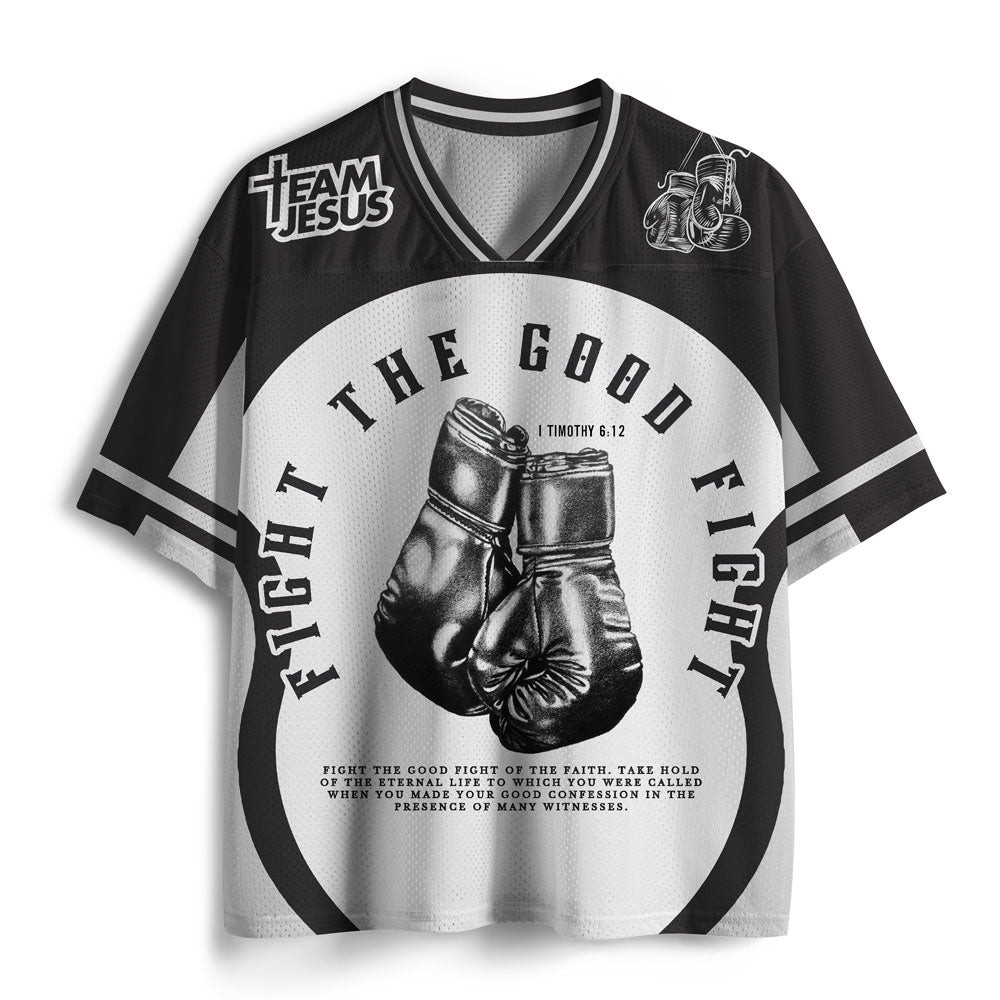 Fight The Good Fight Christian Mesh Jersey