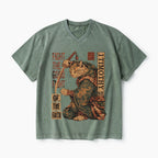 Fight The Good Fight Of The Faith Christian Washed V-Neck T-Shirt