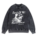 First Of All I'm God's Masterpiece Christian Washed Sweatshirt