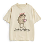 First Of All Jesus Thinks I'm A Delight Christian Heavy Cotton T-Shirt