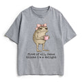 First Of All Jesus Thinks I'm A Delight Christian Heavy Cotton T-Shirt
