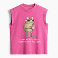 First Of All Jesus Thinks I'm A Delight Christian Women's Washed Tank Top