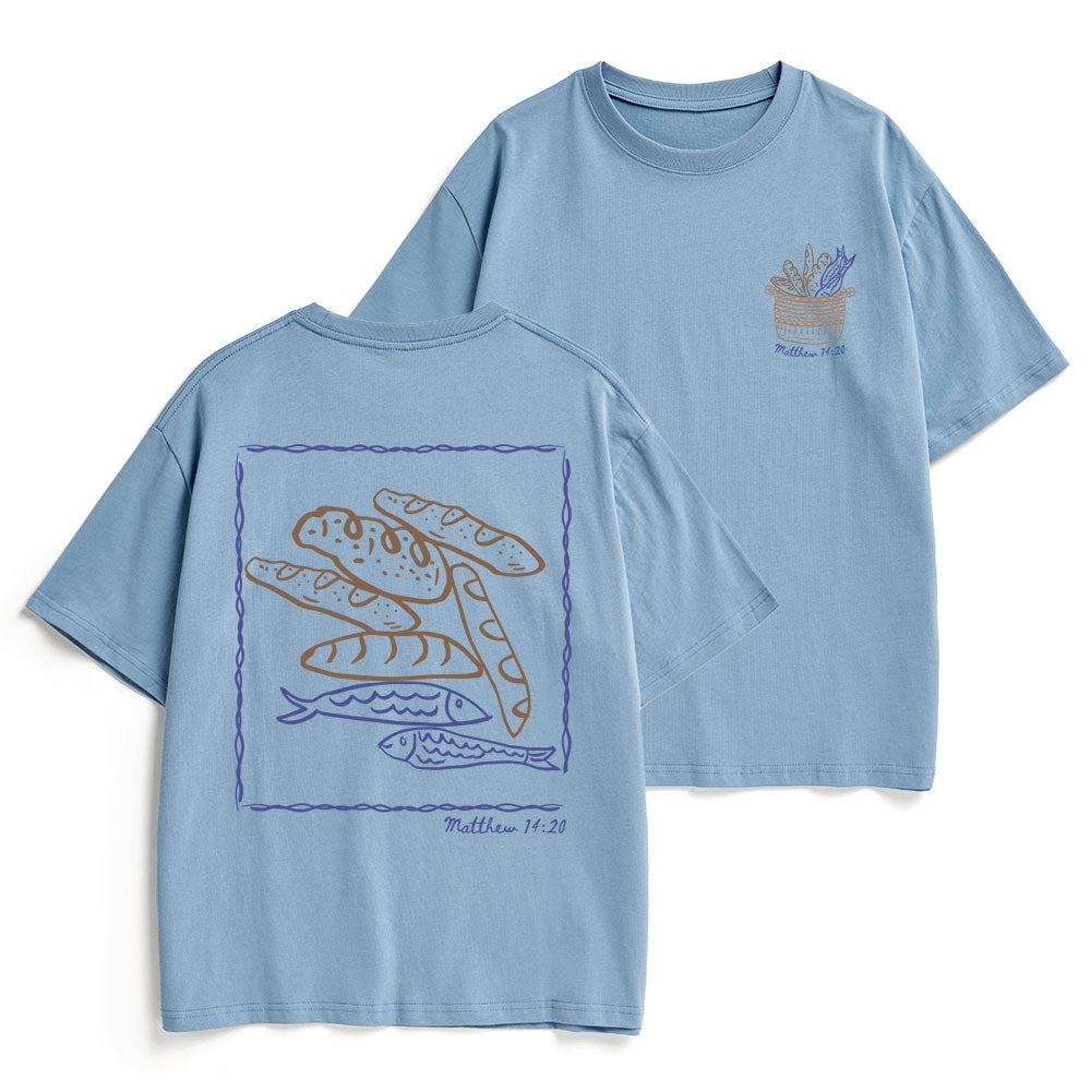 Fish & Loaves Christian Heavy Cotton T-Shirt