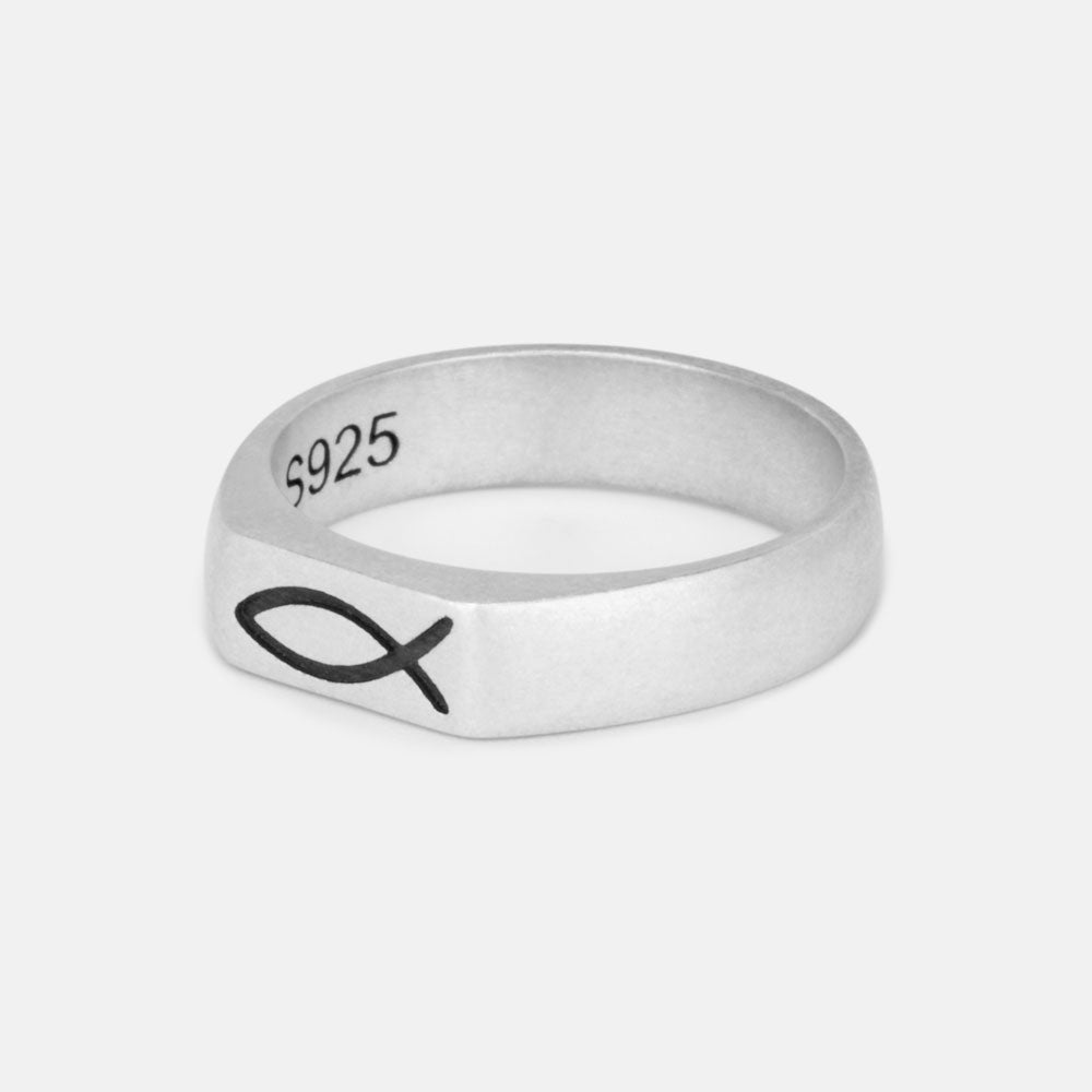 Fishers Of Men Christian 925 Sterling Silver Ring