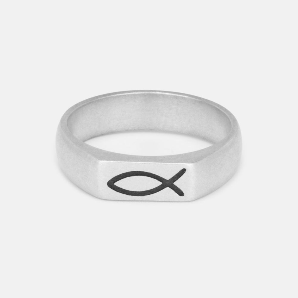 Fishers Of Men Christian 925 Sterling Silver Ring