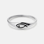 Fishers Of Men Christian 925 Sterling Silver Ring