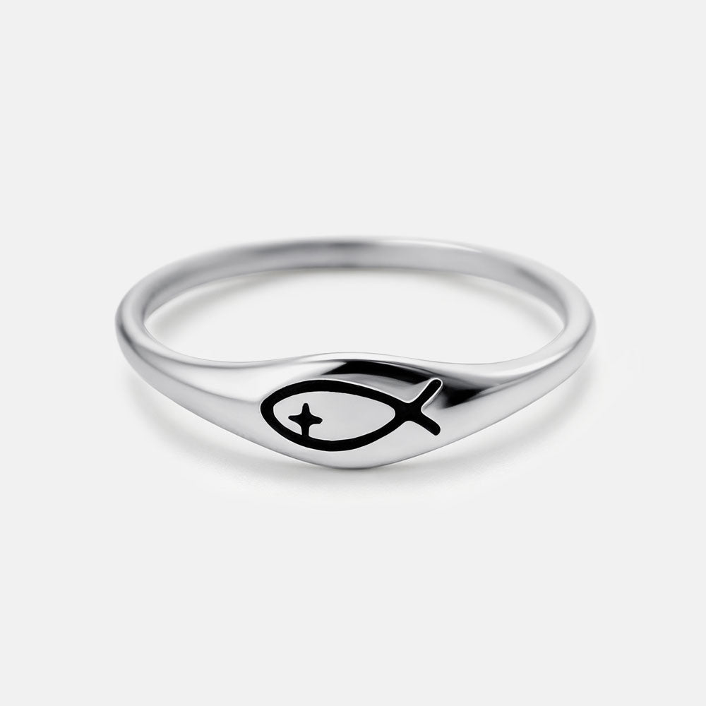 Fishers Of Men Christian 925 Sterling Silver Ring