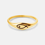 Fishers Of Men Christian 925 Sterling Silver Ring