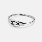 Fishers Of Men Christian 925 Sterling Silver Ring
