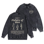 Fishers Of Men Christian Washed Sweatshirt