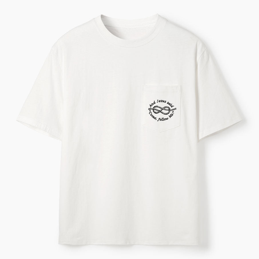 Fishers Of Men Christian Unisex Pocket T-Shirt