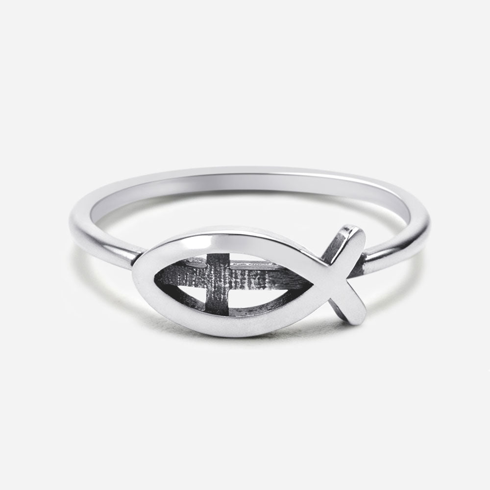 Fishers of Men Christian 925 Sterling Silver Ring
