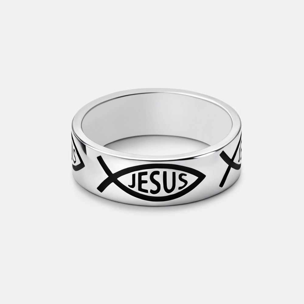 Fishers of Men Christian 925 Sterling Silver Ring