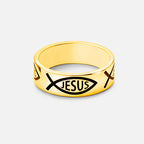 Fishers of Men Christian 925 Sterling Silver Ring