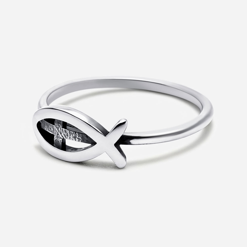 Fishers of Men Christian 925 Sterling Silver Ring