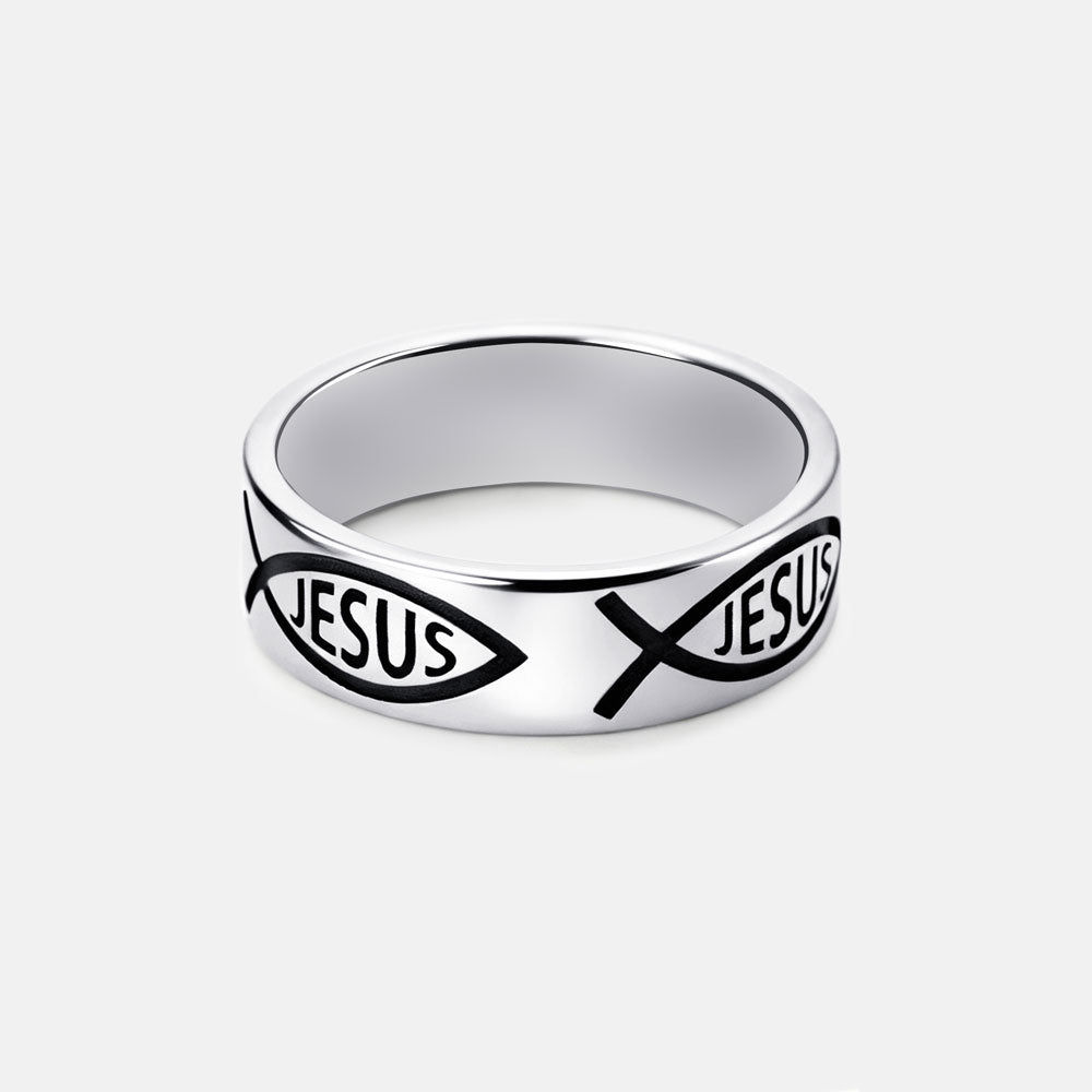 Fishers of Men Christian 925 Sterling Silver Ring